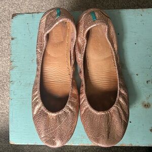 Tieks copper penny ballet flats
